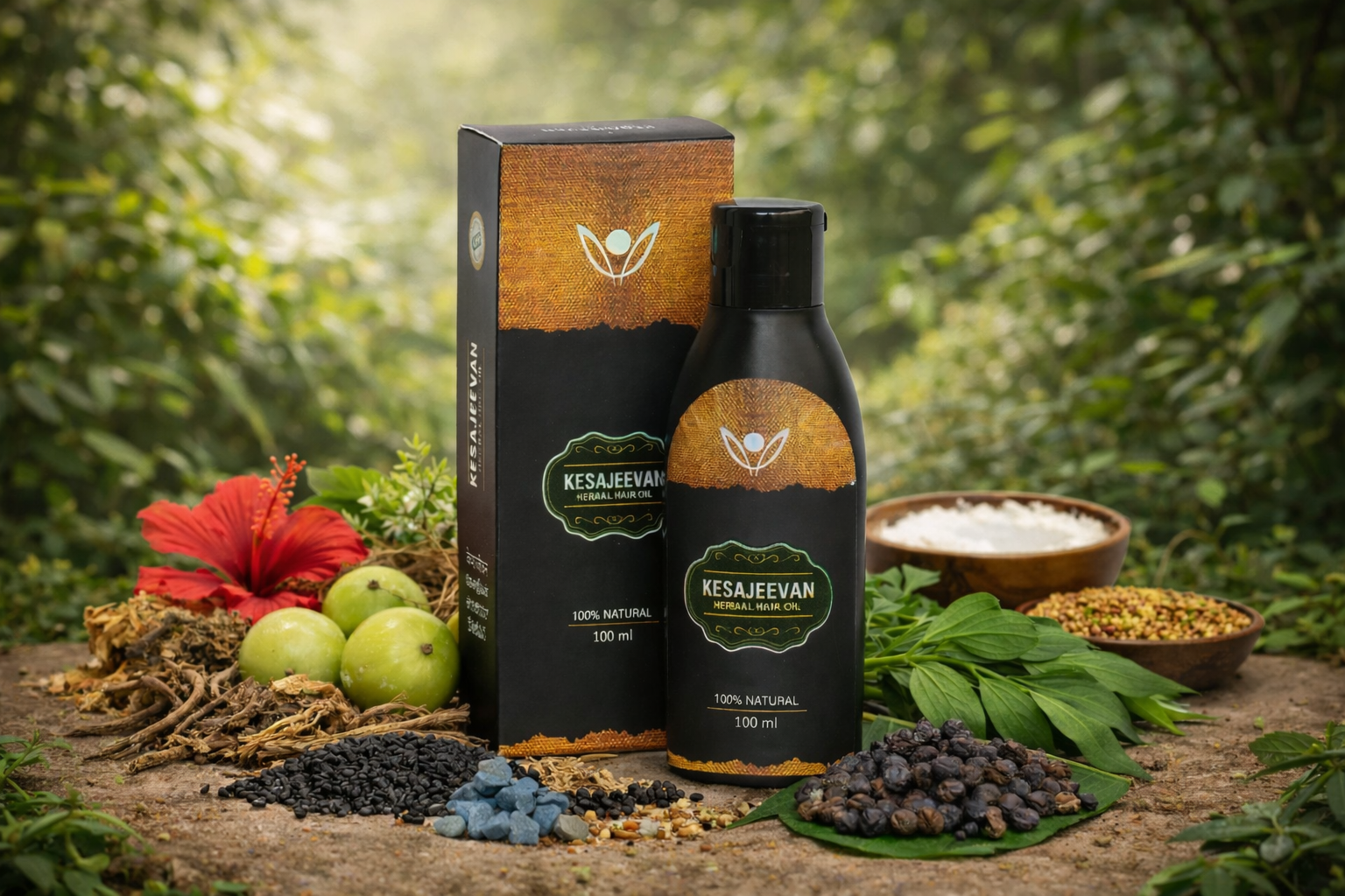 Kesajeevan – natural ingredients